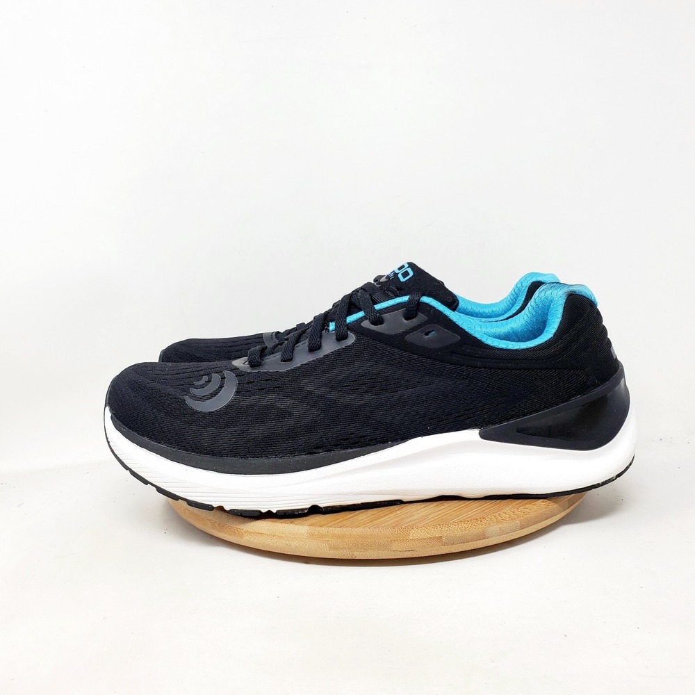 Topo Running Shoes Womens 9.5 Black Lace Up Athletic Ultrafly 3 Sneaker
